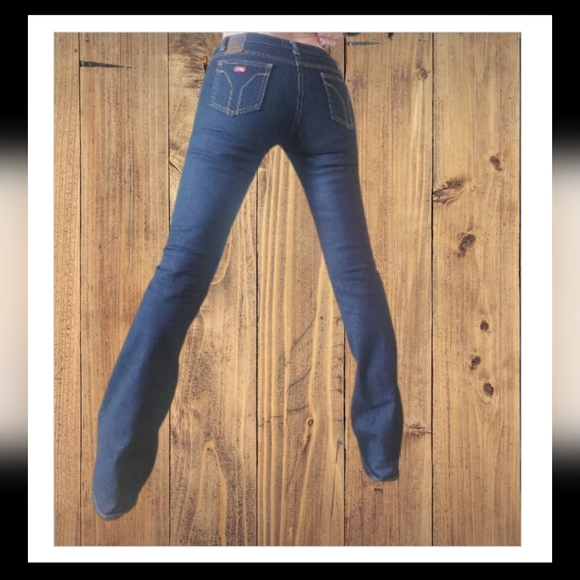 Miss Sixty jeans women size 26 Mid rise Y2K flare bell bottoms - Picture 4 of 13
